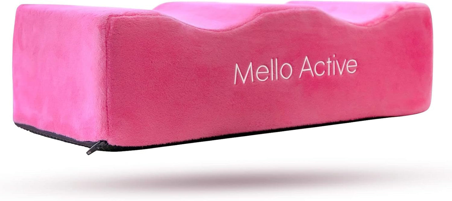 Mello Active BBL Pillow for Post-Surgery Recovery – Doctor-Recommended, Firm & Lightweight Cushion for Quick Healing – Portable Support for Car, Office & Home – Ultimate Comfort & Stability Pink
