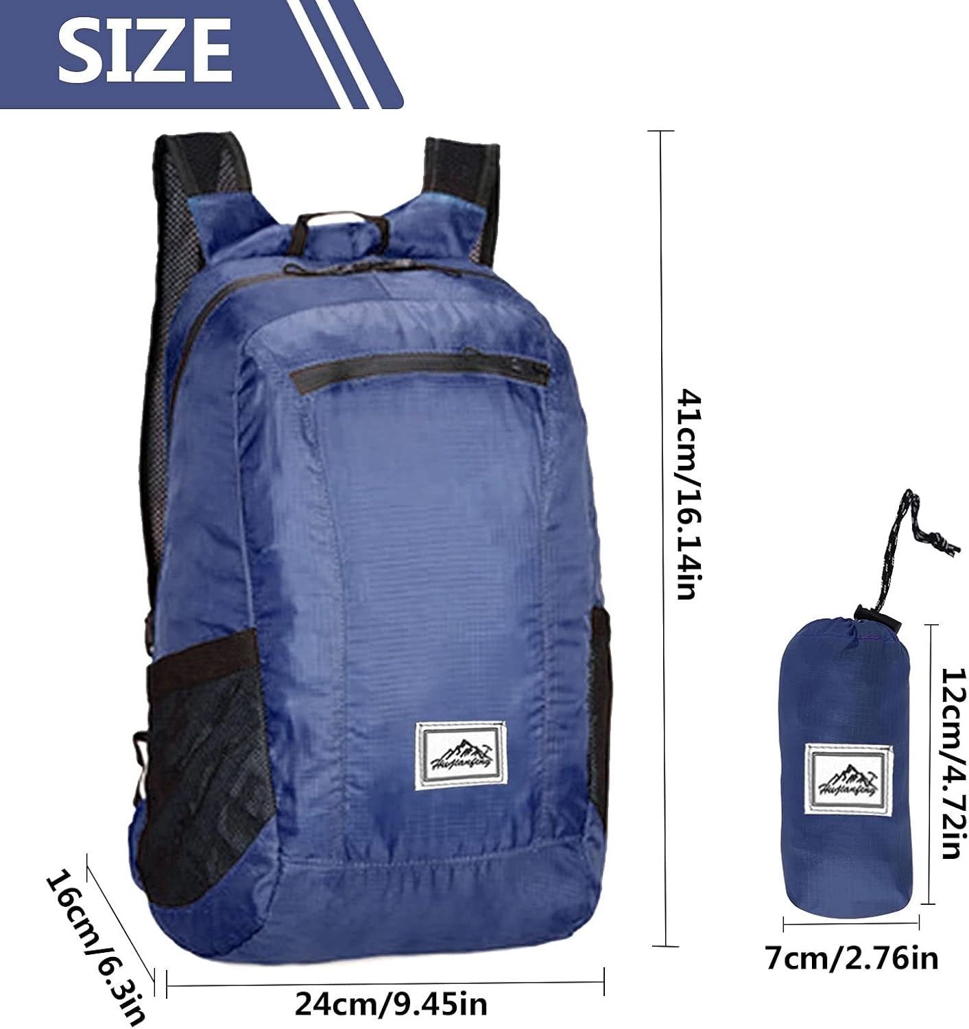 20LUltra Lightweight Foldable Backpack Small Hiking Rucksack Ultralight Water Resistant Travel Packable Daypack for Men Women