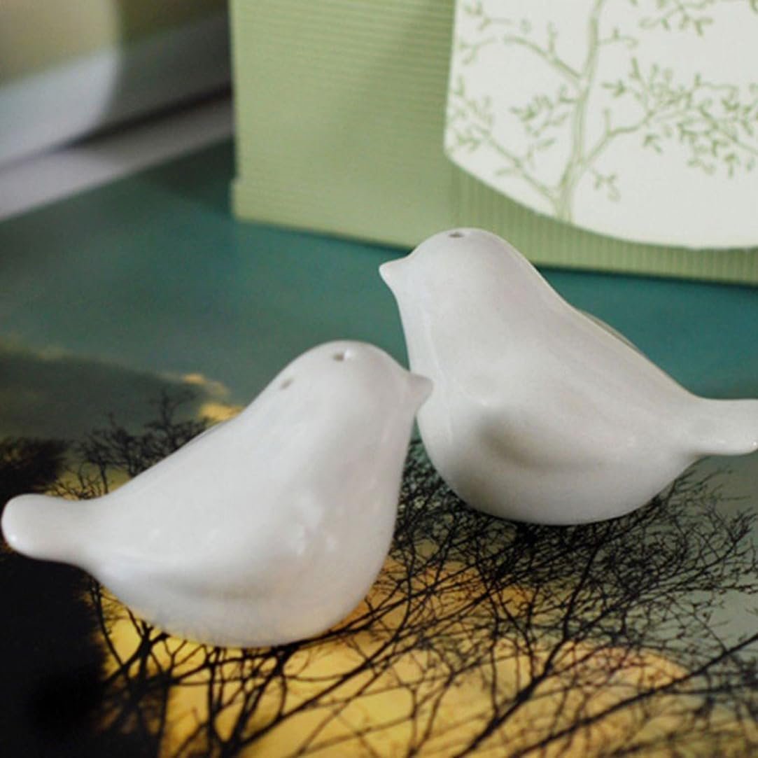 Spazzatori di pepe di sale in ceramica, utensili da cucina per le spezie di uccelli gadget forniture per feste 1 olette, agitatori di pepe sale
