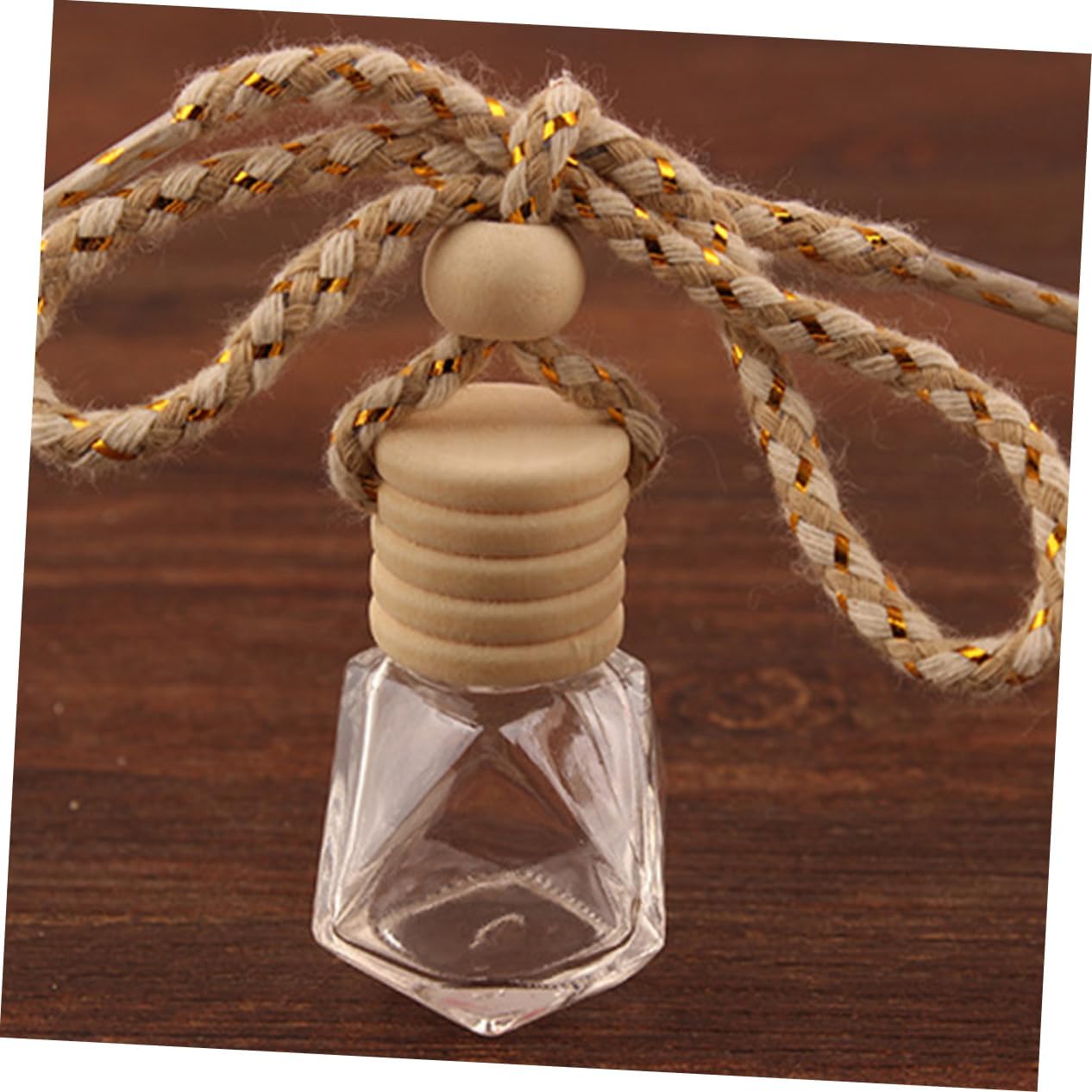 15pcs Glass Car Diffuser Bottles Refillable Empty Aromatherapy Air Containers for Essential Oils Elegant Decor for Home and Vehicle