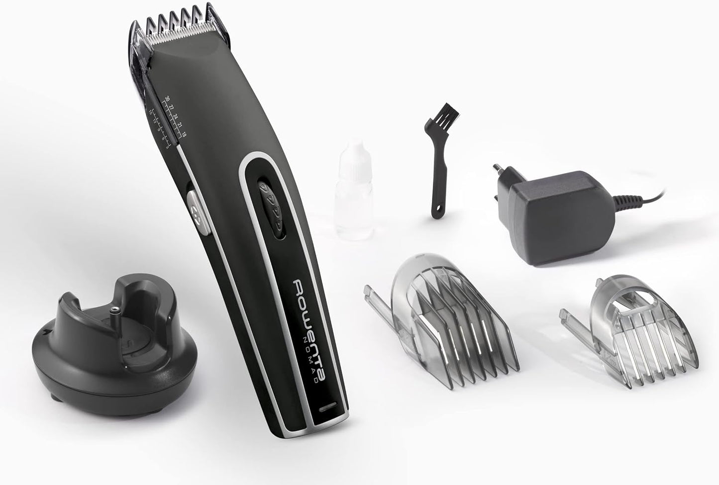 Rowenta TN1410 Nomad Hair Clipper Mesh and Cordless Use, Approx. / Battery, Black