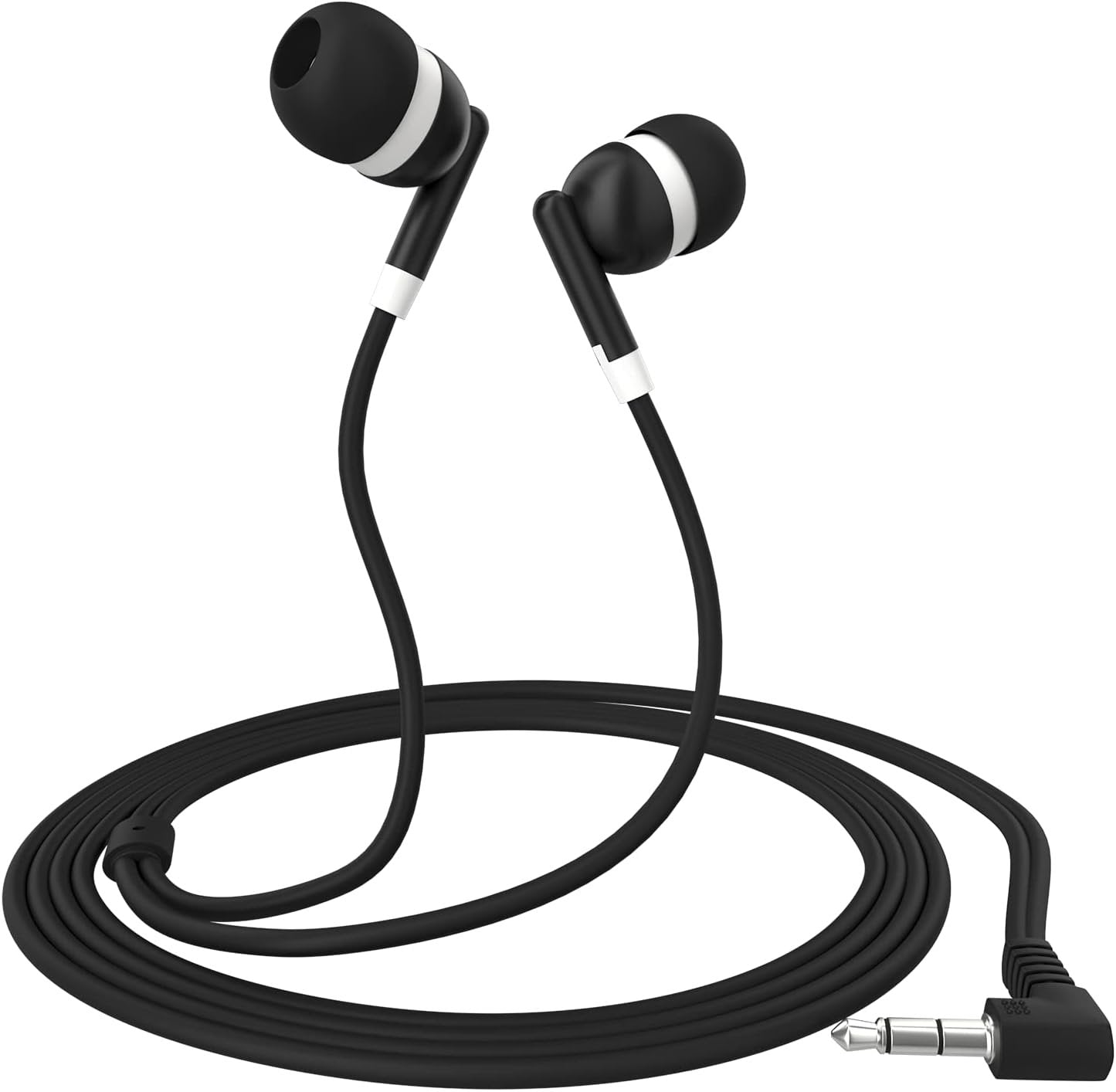 Maeline Bulk Earbuds with 3.5 mm Headphone Plug - 10 Pack - Multi