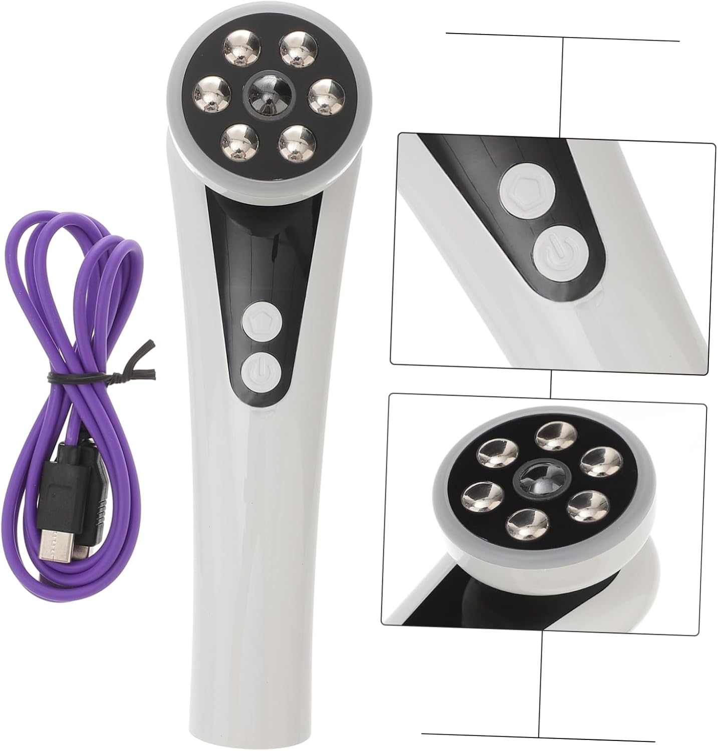 FOMIYES Facial Device for Skin Care Portable Tool for Deep Cleansing Skin Refreshing and Elasticity Boosting Enjoy Spa Like Treatment