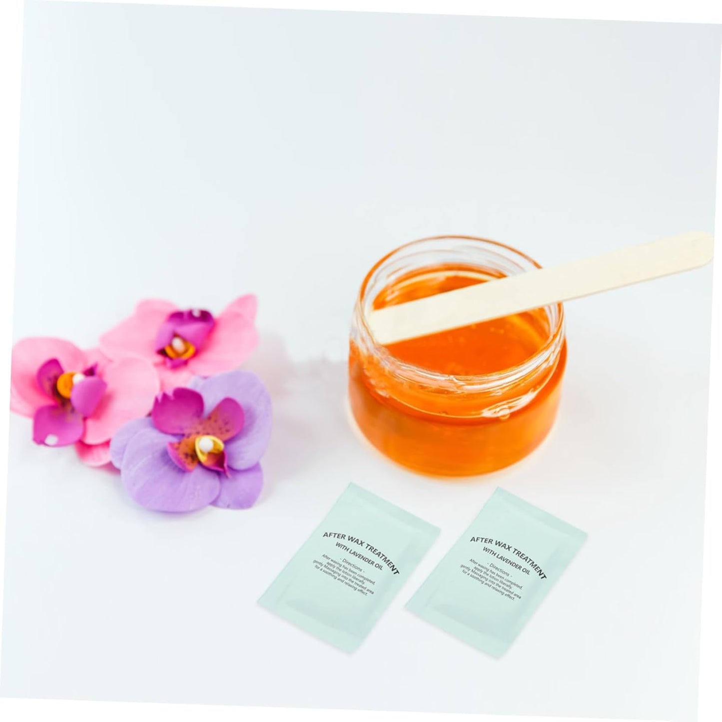 Beavorty 20pcs Post Waxing Essentials Oil Remover Wipes after Wax Remover Waxing Oil Wipes Soft Wax Cleaning Pad