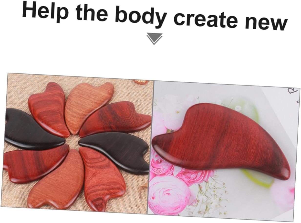 VALICLUD 1Pc Wooden Skin Massaging Board Massager for Aging Elimination Durable Comfortable Body Scraping