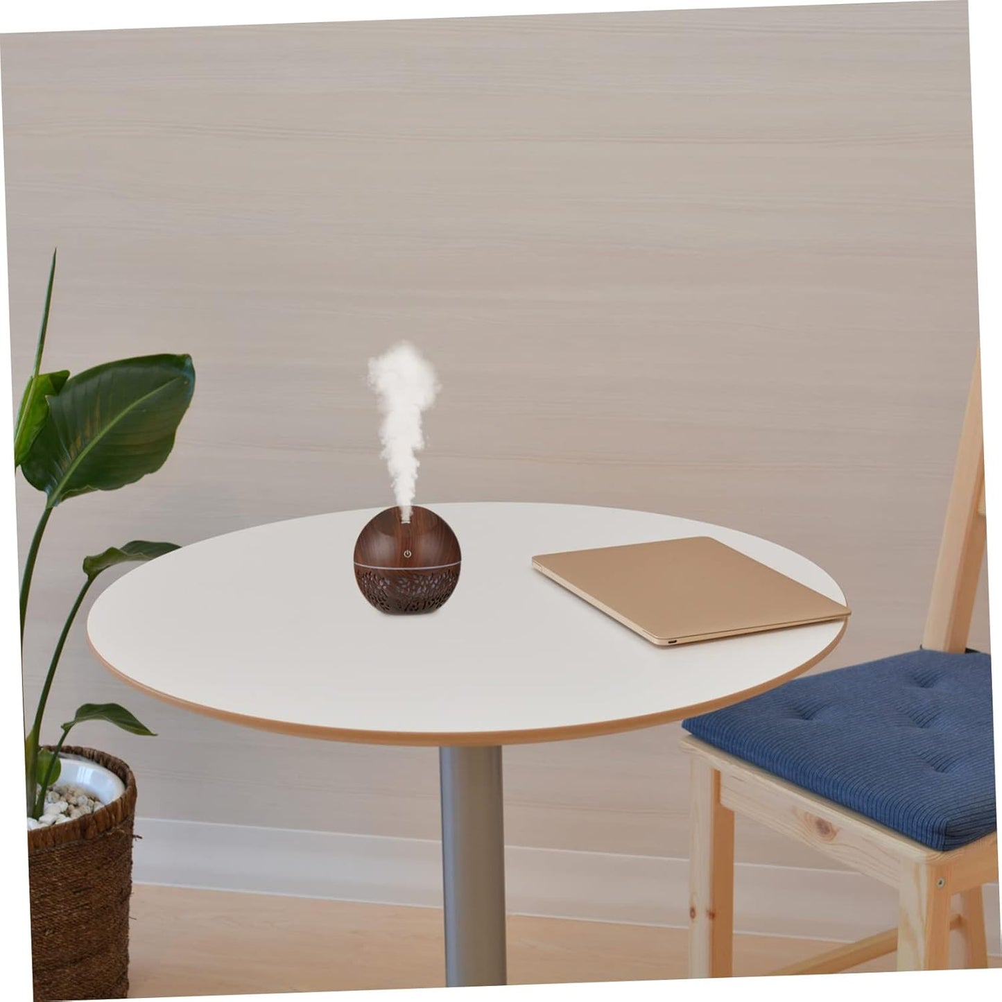 Beavorty Mushroom-shaped Air Humidifier Lamp Essential Oil Diffuser Aroma Humidifier USB Rechargeable Mute Humidifier for Office and Control