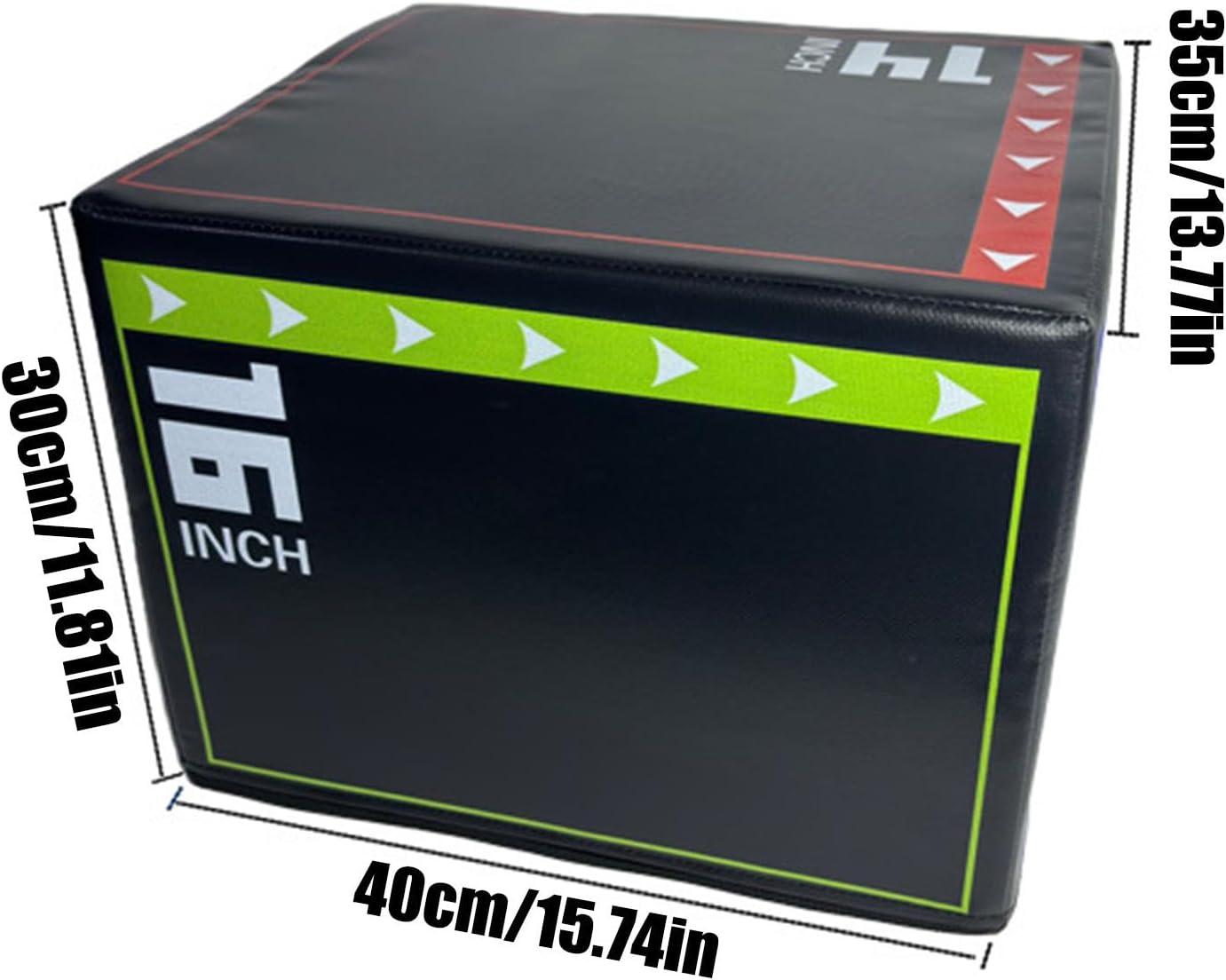 Jumping Box Training, Jumping Training Tool, 15.75 x 11.81 in Shockproof Non Slip Step Up Gear, Jump Equipment, Ideal for Home and Gym Workouts to Strength Agility