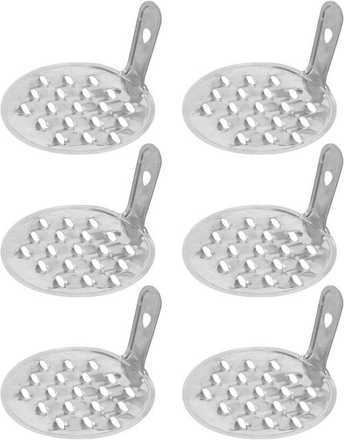 TOVINANNA 6pcs Stainless Steel Cold Noodle Scraper Kitchen Gadget for Bean Jelly and Noodle Cutting Comfortable Grip Food Scraping Tools