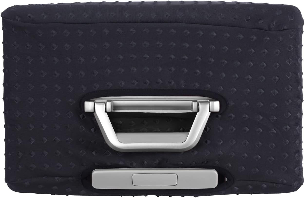 LEAFOREST Spandex Elastic Water Resistant Protective Travel Suitcase Cover Fits 19-32 Inch, Black, M, Dress Up