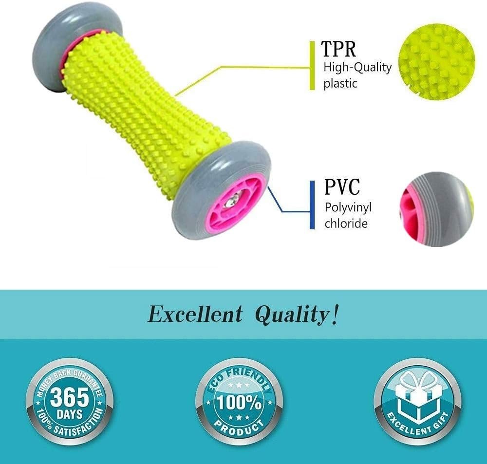 Foot Massage Roller for Plantar Fasciitis and Relieving Muscle Pain,Stress,Relaxation,Trigger Point Therapy Foot and Hand Recovery by BIFANS