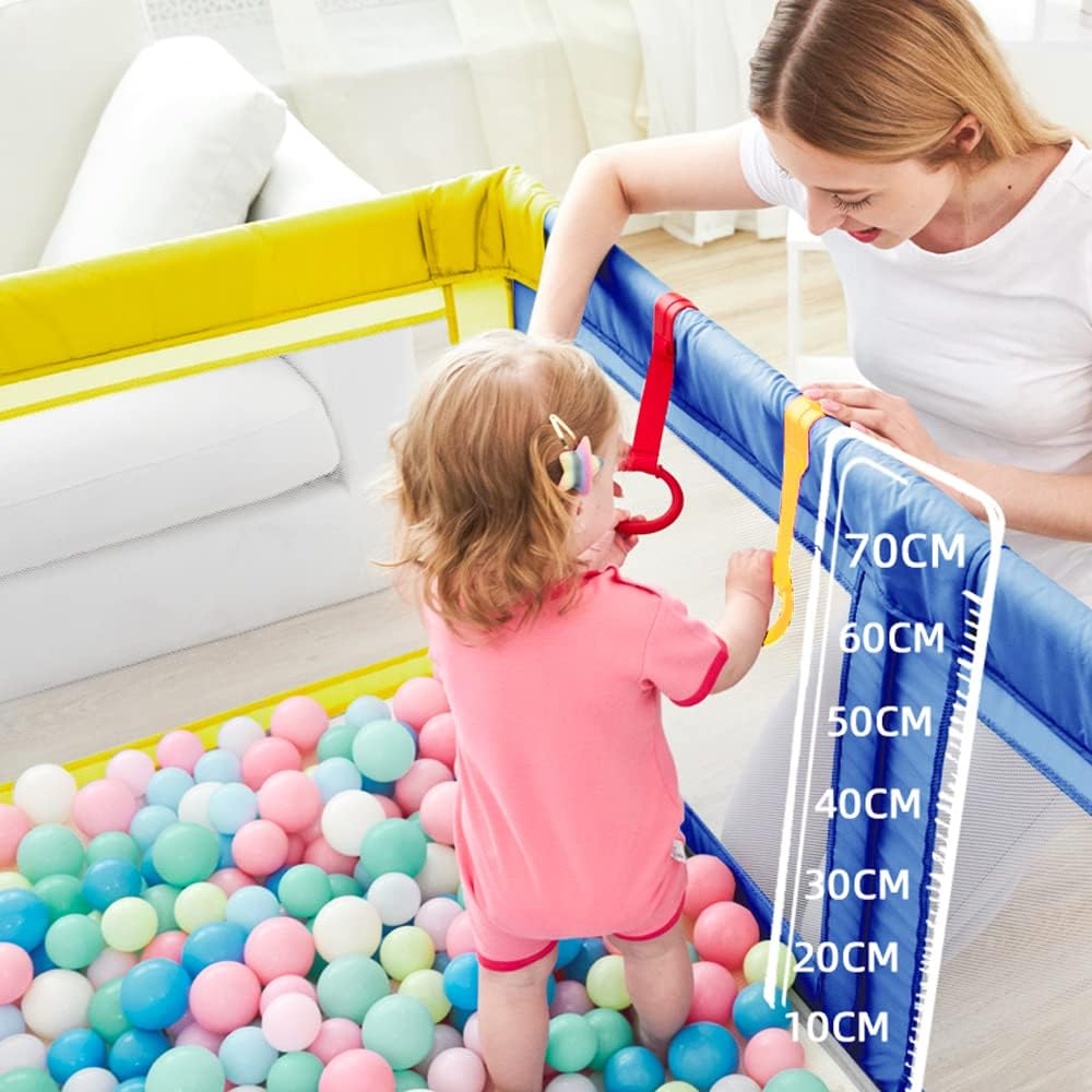 Baby Pull up Ring for Playpen and Crib - Toddler Walking Assistant, Standing Rings for Play Pen
