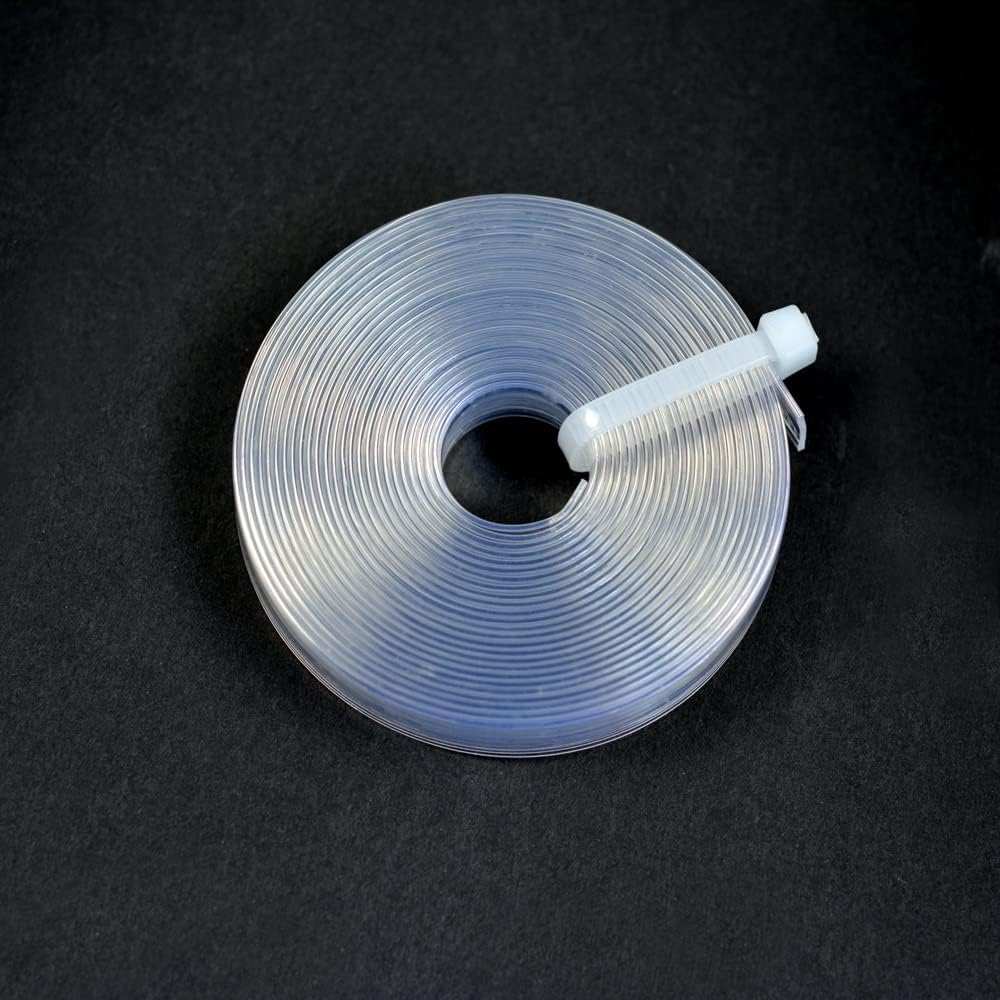 0.9 * 300cm Italian Keratin Flat Tips Glue Fusion Keratin Glue Tips Pre Bonded Tool for Hair Extensions(Transparent)