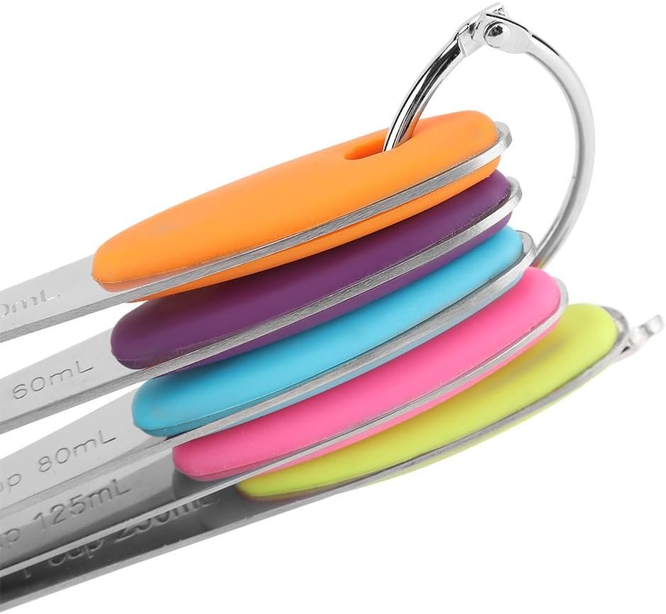Set di Misurini E Cucchiai da 10 Pezzi in Acciaio Inossidabile, Cucchiaino da Cucina Per Utensili da Cucina, Gadget da Cucina Per Cucinare al Forno