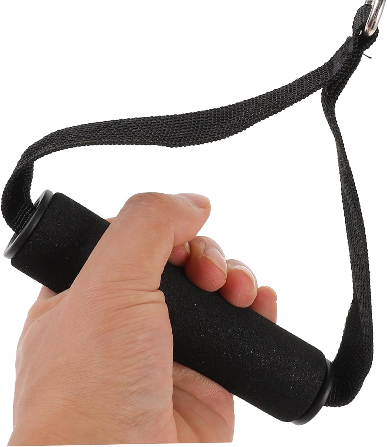 BRIGHTFUFU Adopted Advanced Tech Sturdy Fitness Handle Exercise Band Grip Thickened Nylon Comfortable for Workout Bands Random Color