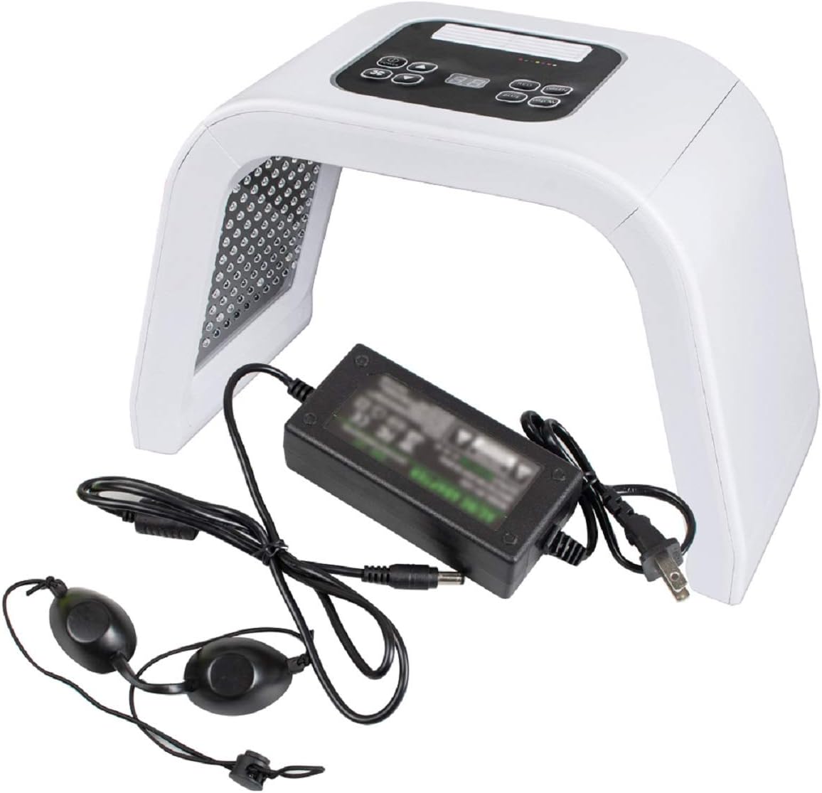 7 Color LED Therapy Light, LED Face Mask Skin Rejuvenation PDT Facial Skin Care Mask Skin Tightening Lamp SPA Face Device Beauty Salon Equipment Anti-aging Remove Wrinkle