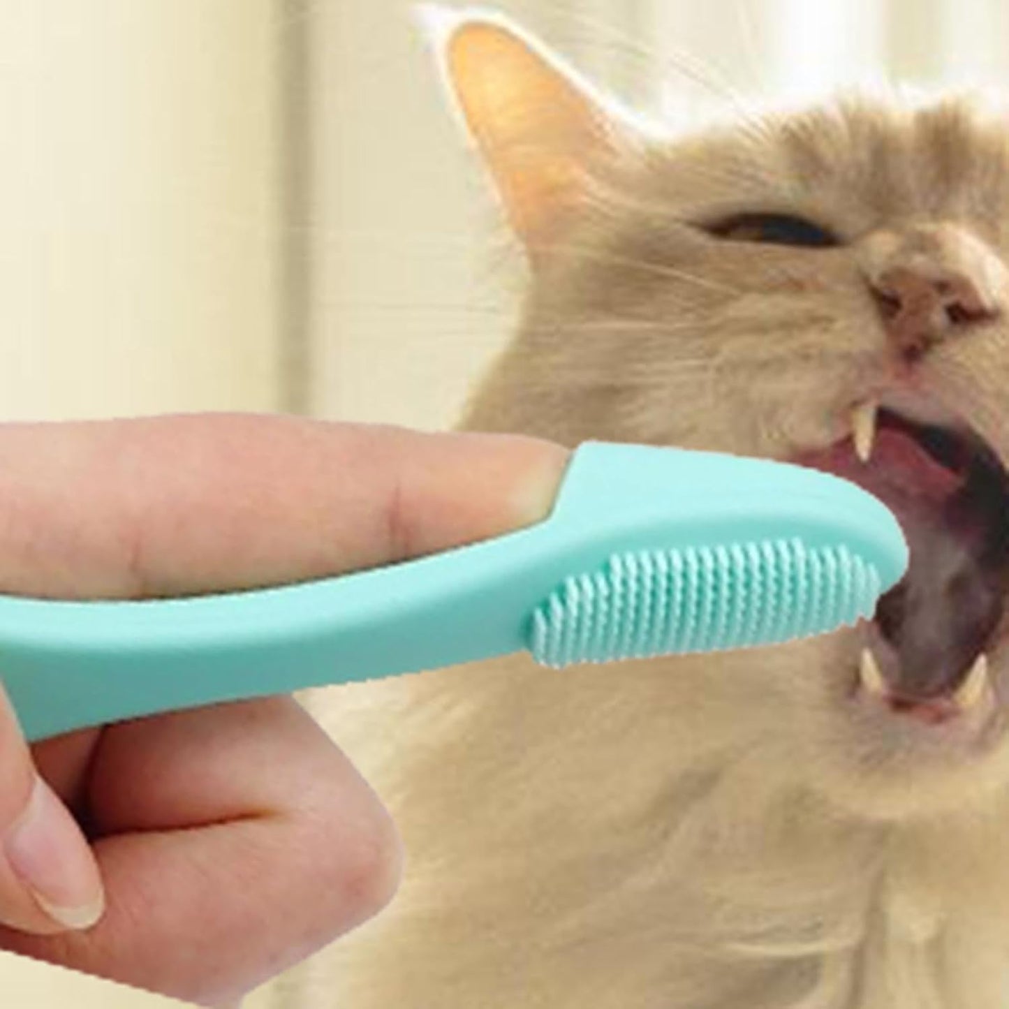 Cat Chin Brush Soft Silicone Grooming Brush Non-Slip Pet Cleaning Brush Finger Grooming Tool For Pets Cat And Dog Chin Scrubber Multifunctional Pet Grooming Supplies Silicone Brush For Cats Pet Hygien
