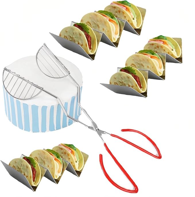 Taco Maker Press Fried Taco Shells Mold Crisp Deep Fryer Kitchen Tools Gadgets