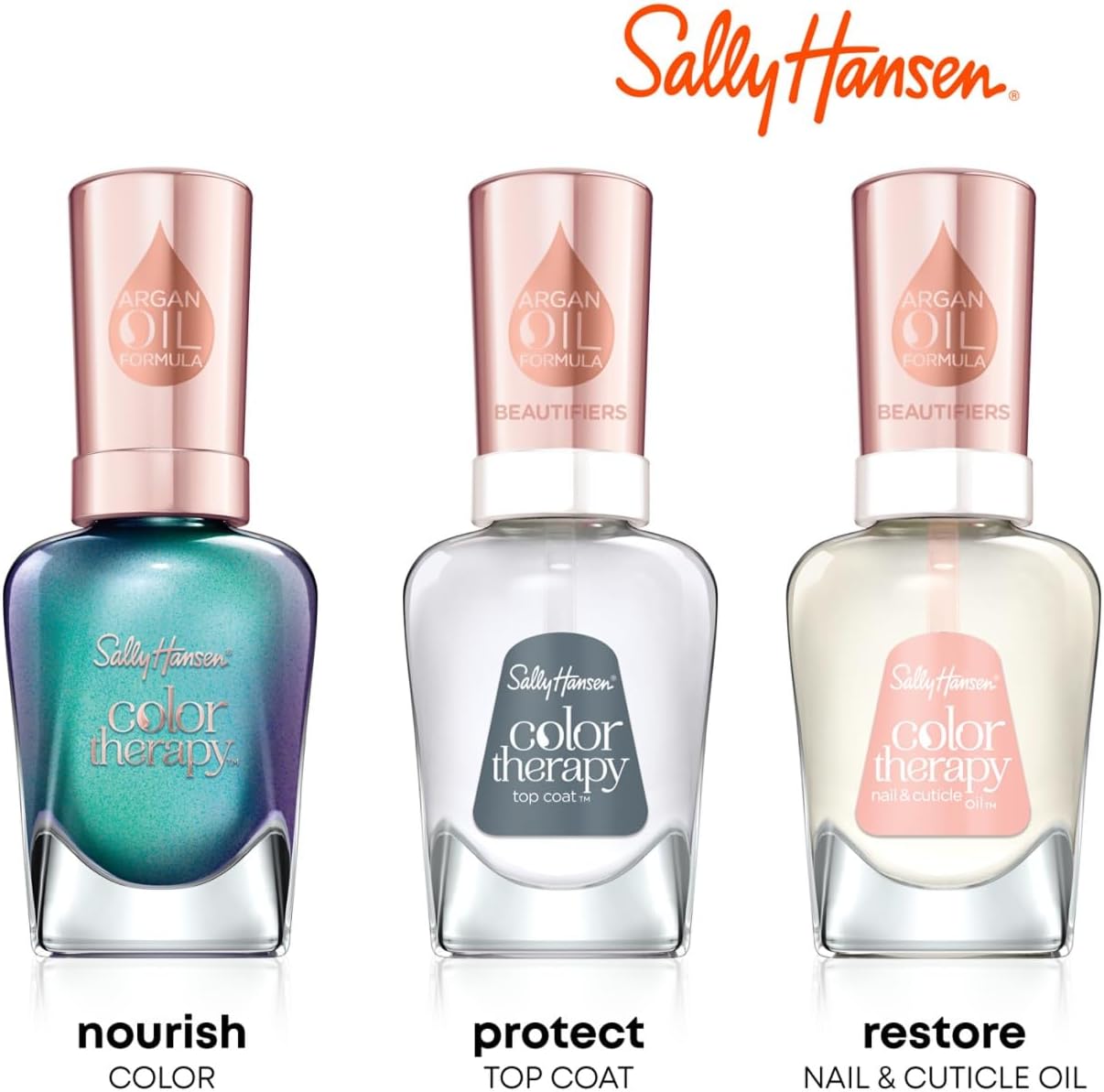 Sally Hansen Color Therapy Savasan-ahhh, Colors, Strengthens, Cares
