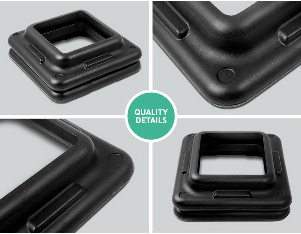 2X Aerobic Step Risers Everfit Add-on Riser Pair for Aerobic Step Platform 5CM Height Commercial-Grade Stack-up Home Gym Cardio Fitness Indoor Workout Exercise Accessory 40cm x 40cm Non-skidding Pad