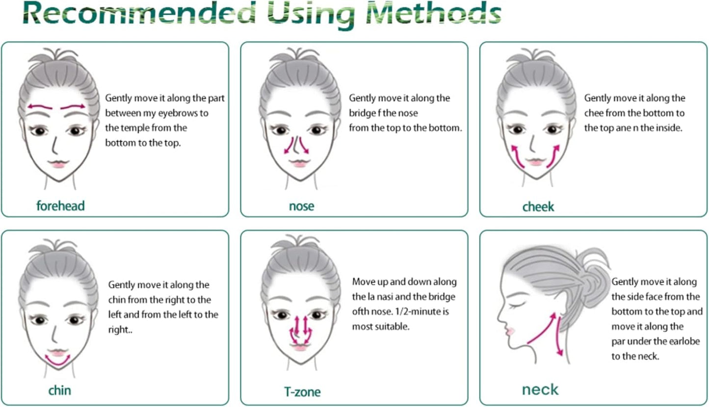 Facial Massager, Skin Care Tools 7 in 1 Face Cleaner Lifting Machine, Face Massager Wrinkles Face Tightening Machine for Skin Firming High Frequency Facial Machine
