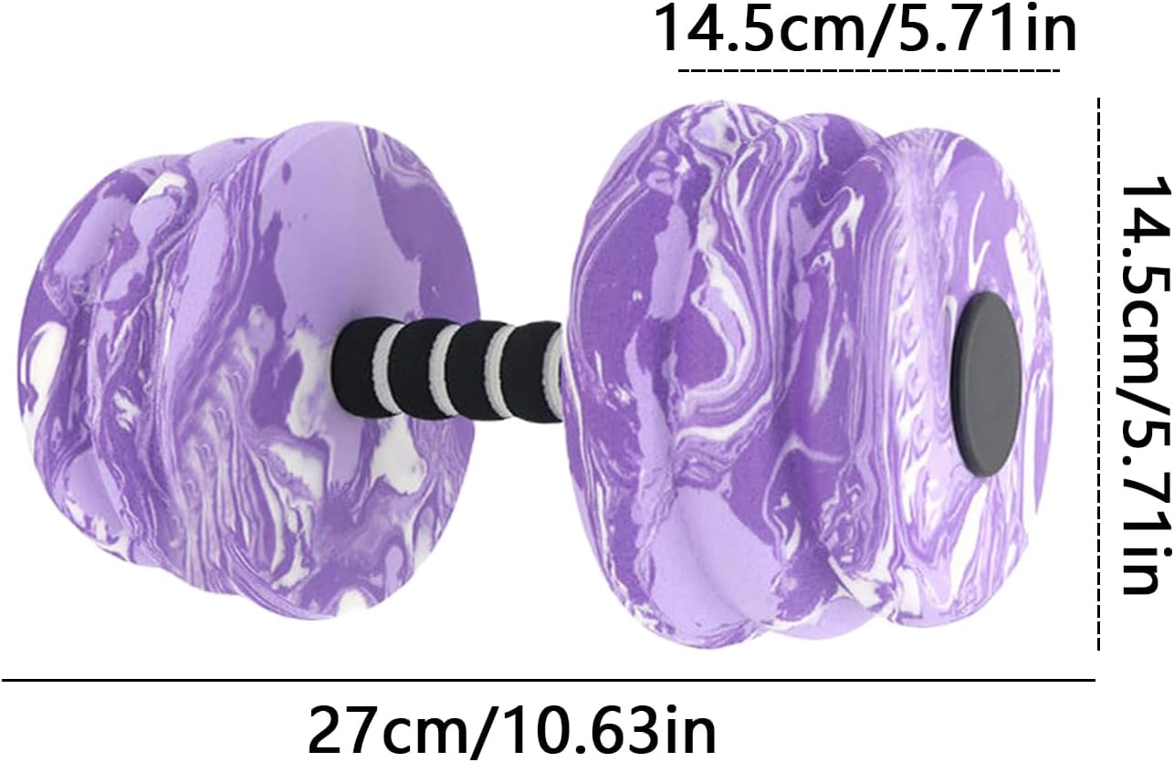 Dumbbell Set, Aquatic Fitness Floating Pool Weights, Waterproof Foam EVA Equipment, Lightweight Water Exercise Gear for Swimming and Aquatic Workouts