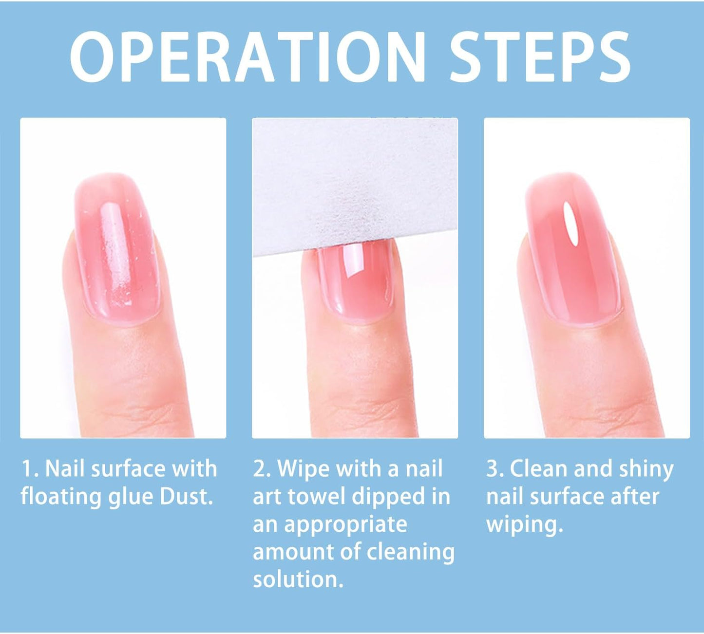 Gel Cleanser for Nails,finger secret Gel Nail Cleanser 240ml,Fresh UV&LED Gel Cleanser,Nail Surface Cleanser for Gel Nails,Nail Cleaning Solution for UV Gel Nail Polish Gel Lacquer Nails Care