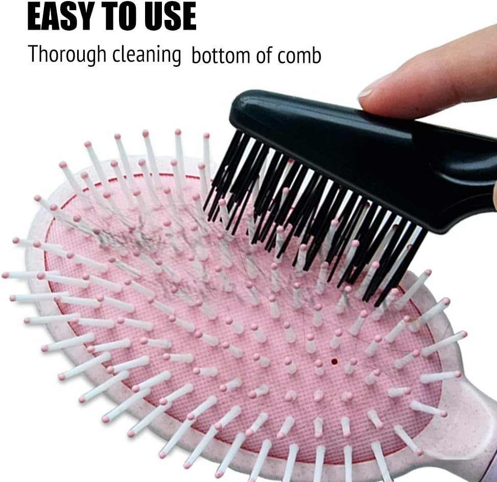 Hair Brush Cleaner Tool,Comb Cleaning hairbrush, for Removing Hair and Debris, Black