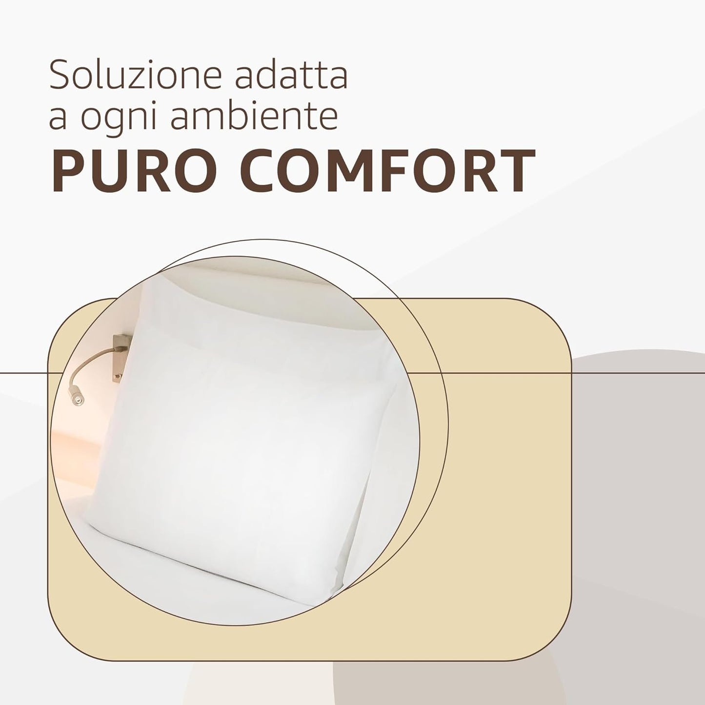 Sonit – Pure Cotton Bed Cushion Cover – Pillow Cases for Bed Cotton with Zip 2 Pieces – Pillow Case 50 x 80 cm – Breathable Cushion Cover for 4 Seasons