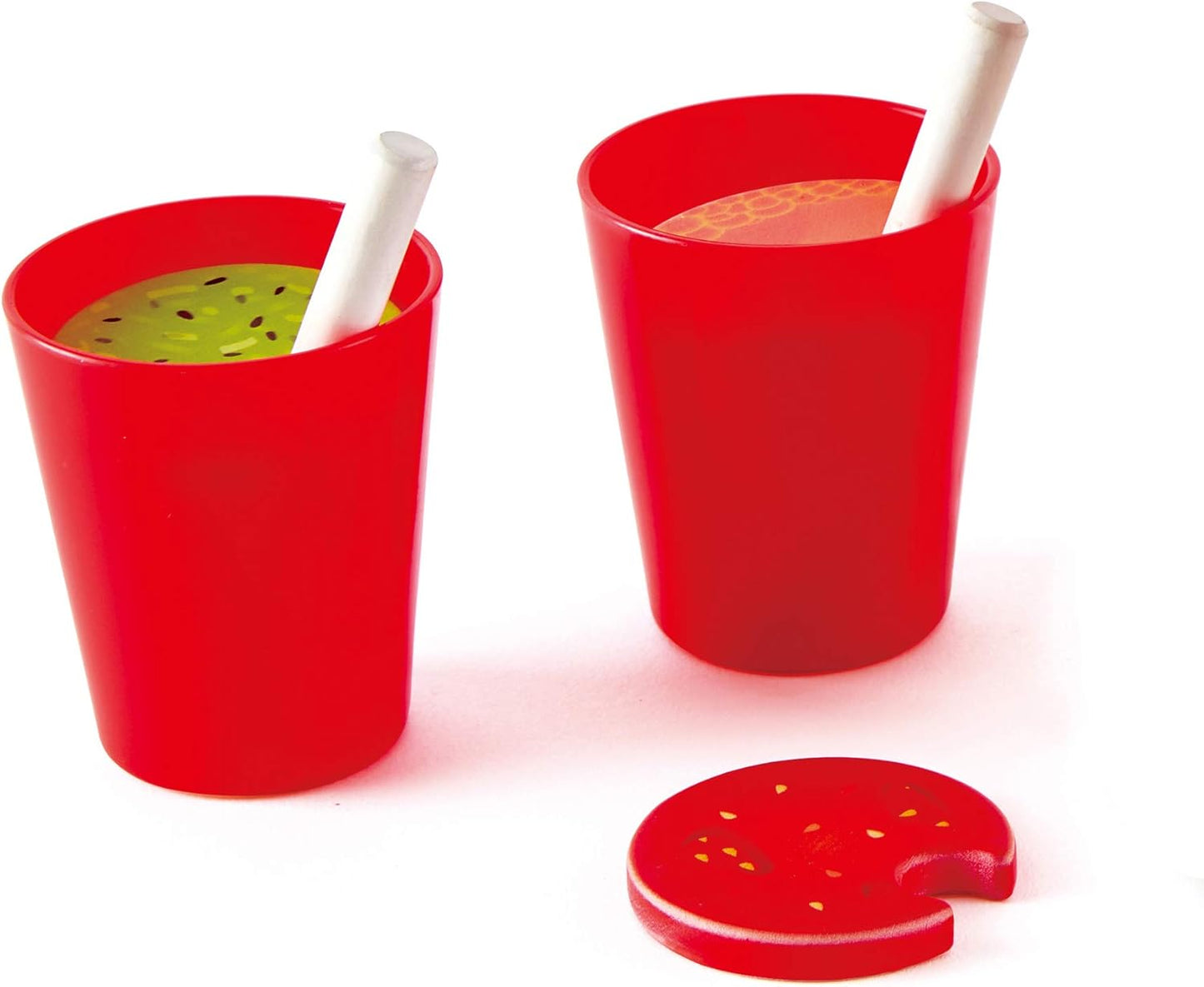 Hape Smoothie Blender Playset – Wooden Pretend Play Kitchen Toy for Kids 3+ – Includes Blender, Cups, Fruits & Veggies – Realistic Spinning Action – Healthy Eating Learning Toy