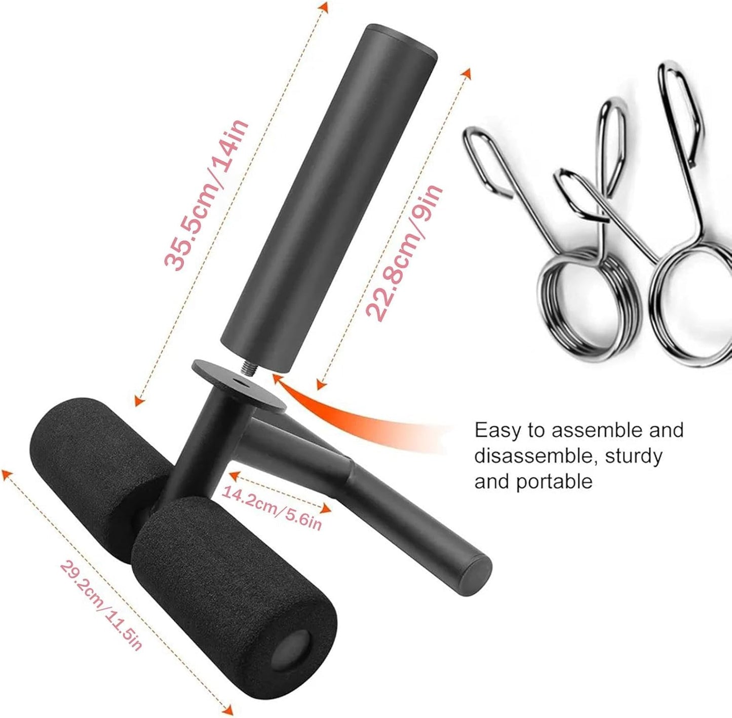 Tib Bar Trainer for Shin Exercises, Portable Anterior Tibialis Exercise Equipment for Calf Raises, Home Gym and Travel Fitness Machine, Strengthen Leg Muscles with Versatile Workout Gear
