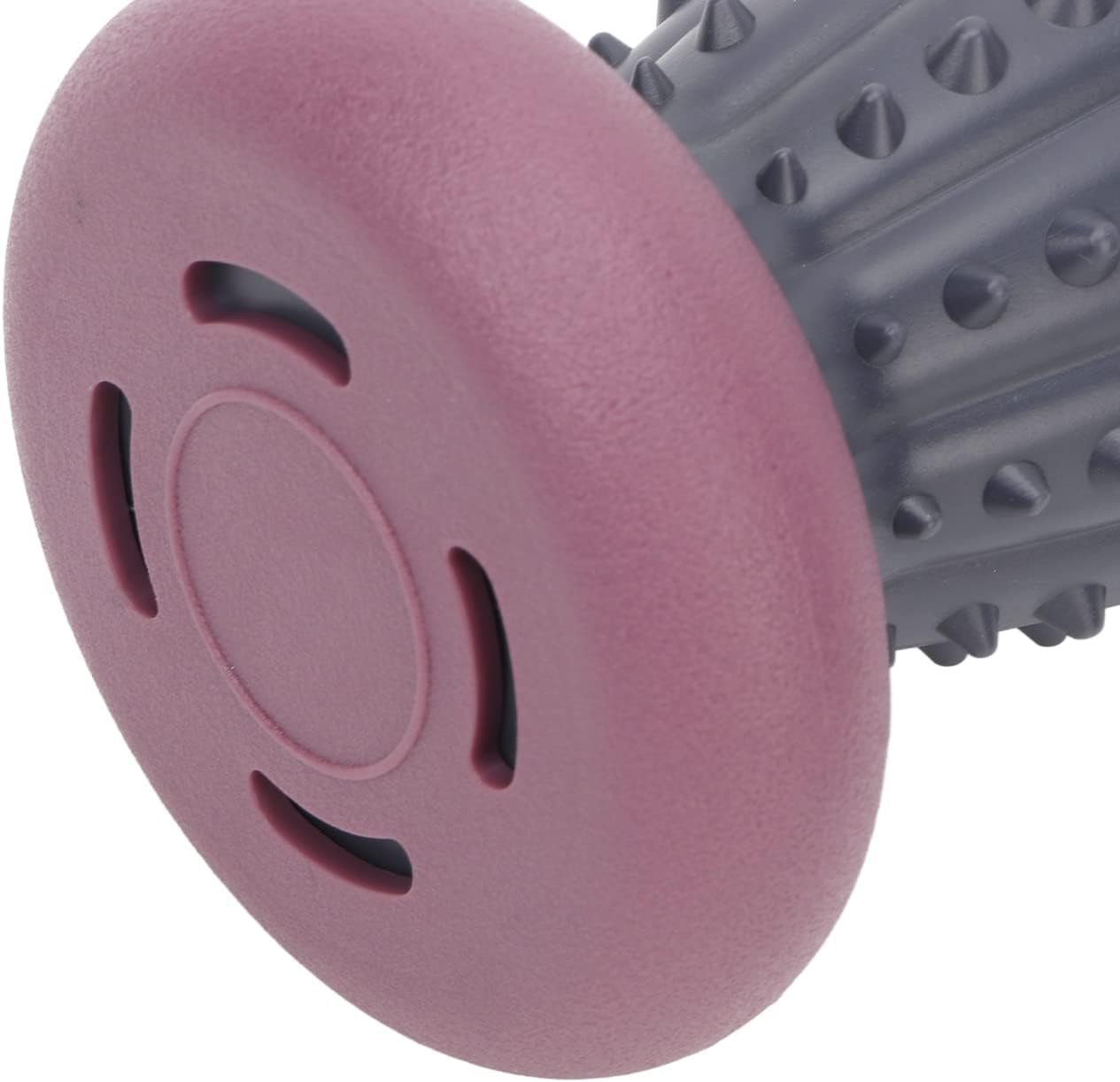 Foot Massage Roller Muscle Relaxing Reduce Discomfort Deep Tissue Acupresssure Recovery Plantar Fasciitis Massaging Tool for Leg Hand Tight Muscle (Black)