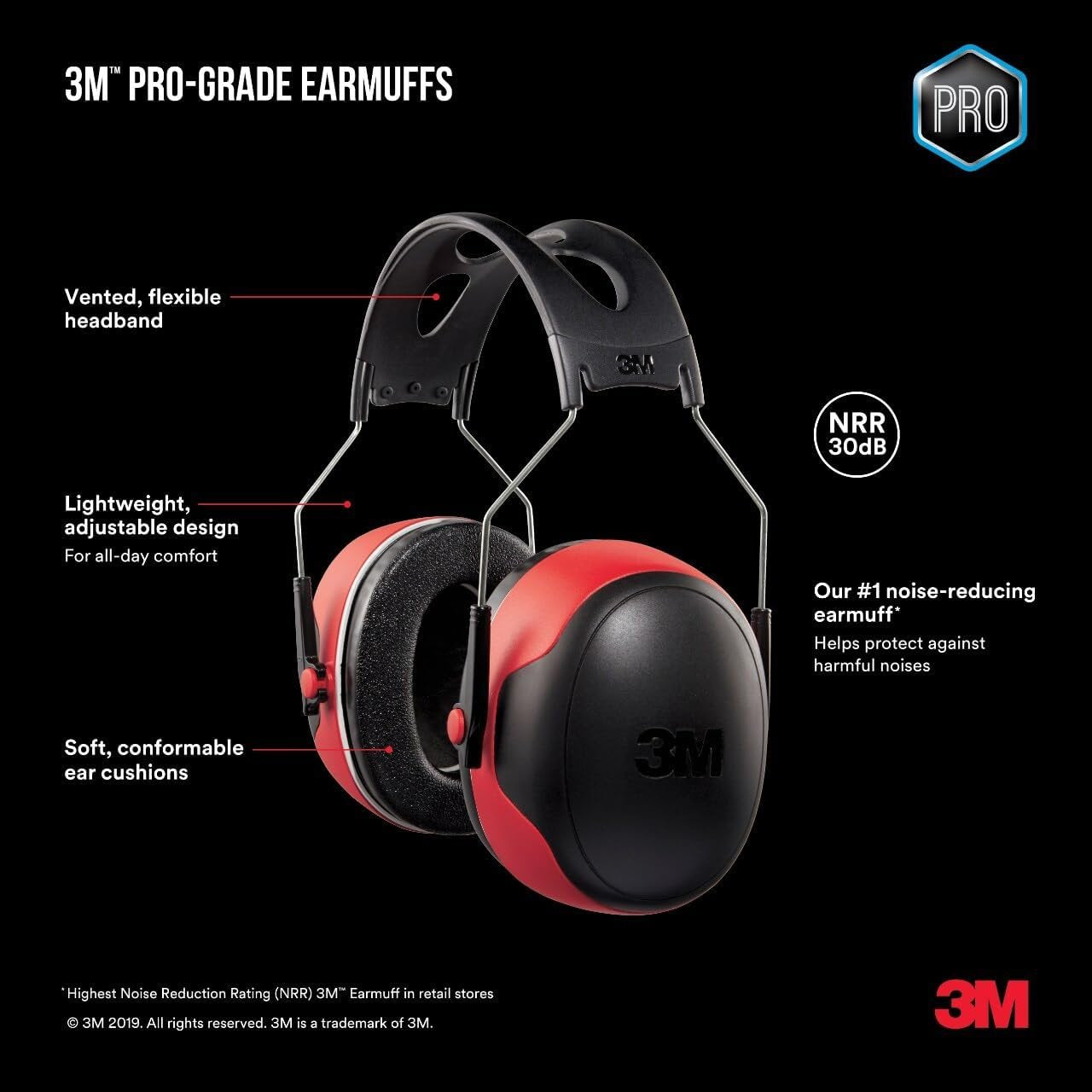 3M Kids Hearing Protection PLUS, Hearing Protection for Children with Adjustable Headband