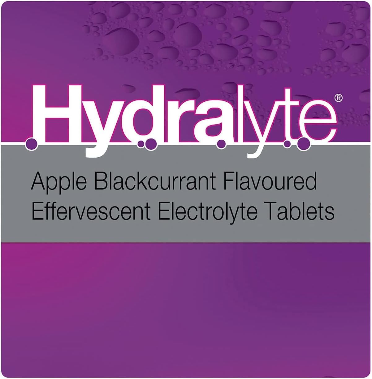 Hydralyte Effervescent Apple Blackcurrant Flavoured Electrolyte 20 Tablets