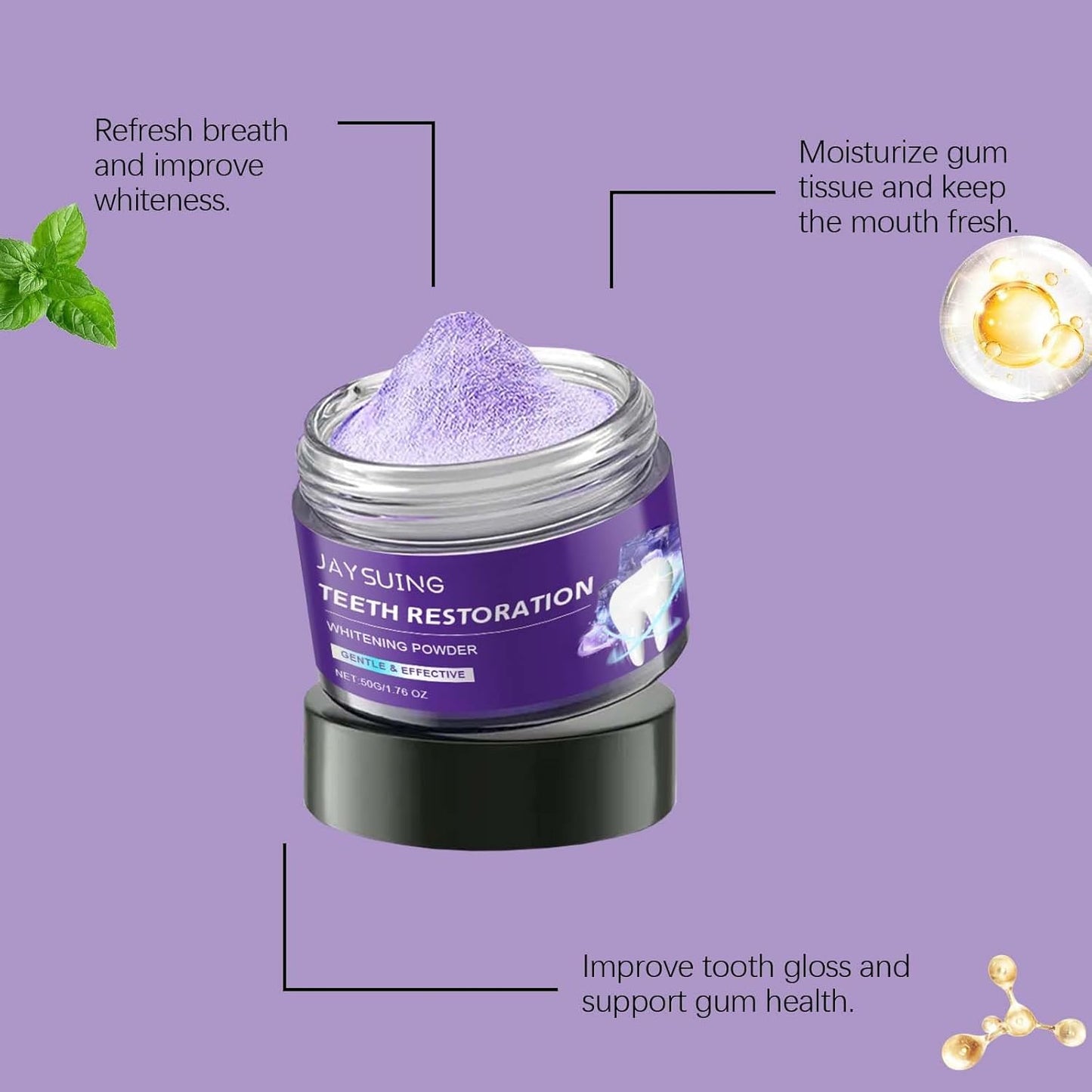 Polvere Sbiancante For Denti Premium - Ultimate Oral Care(1PCS)