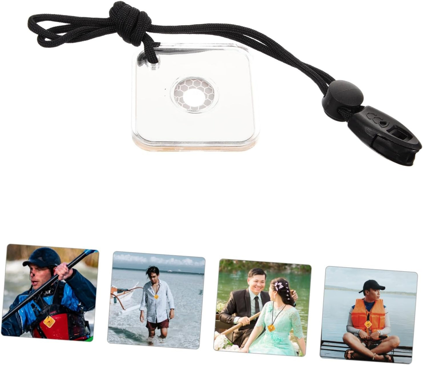 VANZACK Survival Signal Mirror for Backpacking Hiking Acrylic Material Compact Design Emergency Situations Signal Mirror Survival