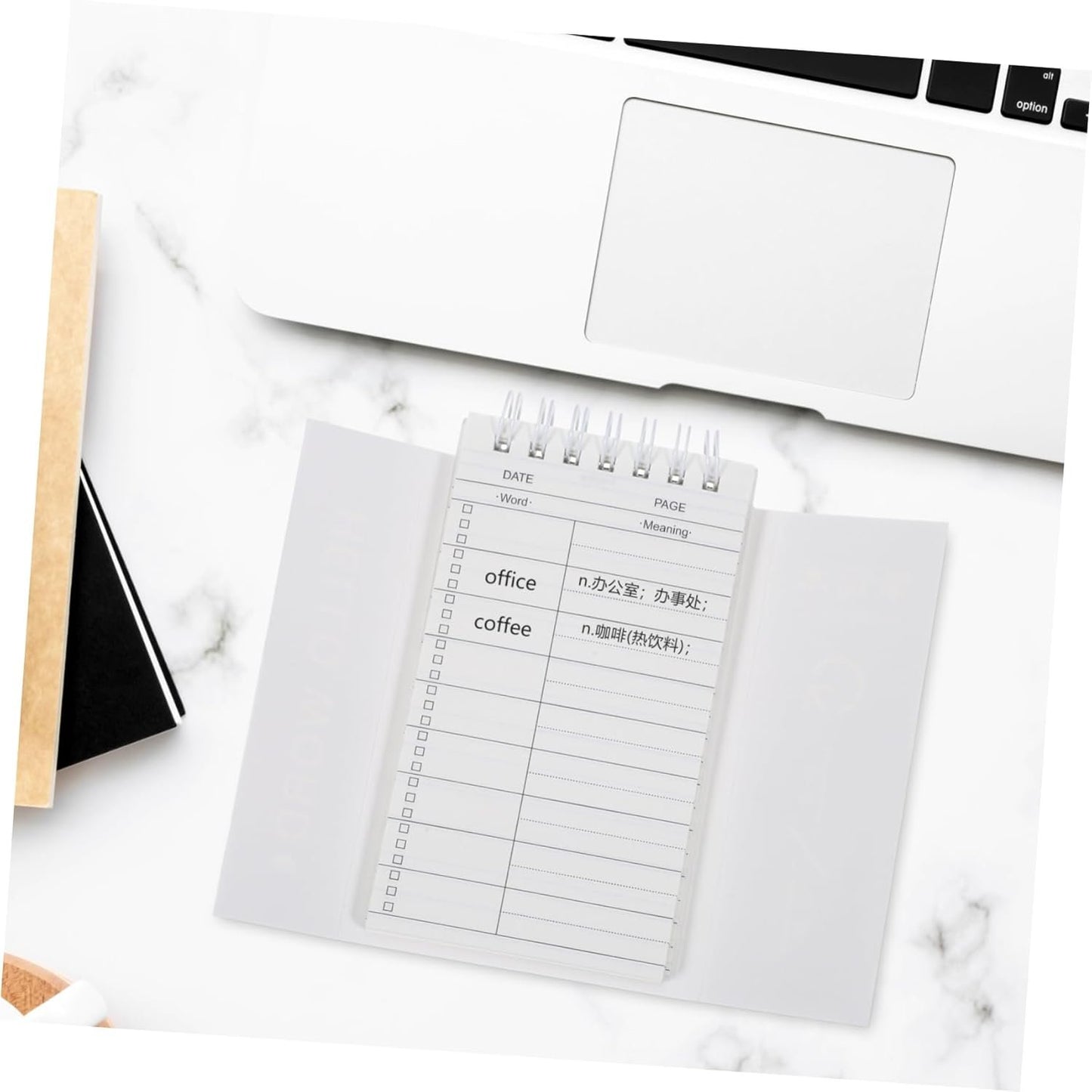 STOBOK English Words Language Vocabulary Notepads 3pcs Writing Reciting Book Planner Students Stationery Writing Notepad Students Notepad