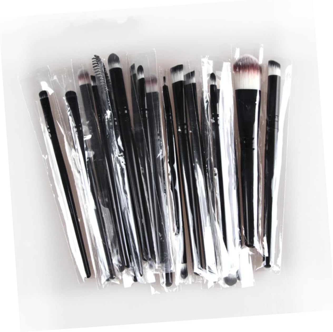 OFFIGAM 20 Pezzi pennello da trucco spazzola portatile makeup brush set makeup kit make up brushes set kit makeup pennello per cipria strumenti per il trucco accessorio cosmetico Black