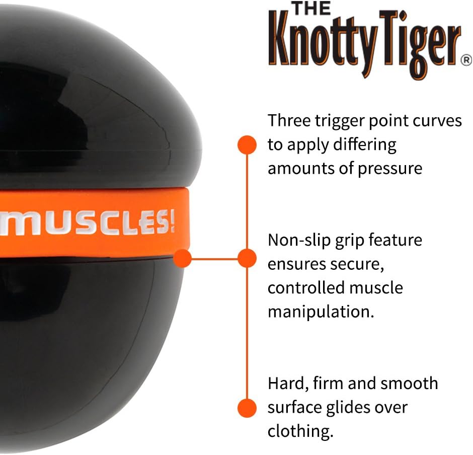 Tiger Tail Knotty Tiger Knot Buster Massage Ball Tool Delivers Elbow Deep Pressure Relieving Hands Fingers Thumbs from Fatigue
