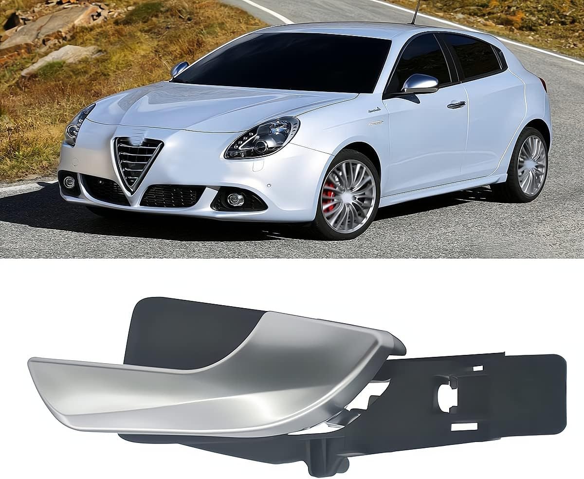 ZEALfix Interior Door Handle Compatible with Al-fa Romeo Giulietta, Front Right Passenger Side Handle Accessory for Romeo Giulietta 159 156092165