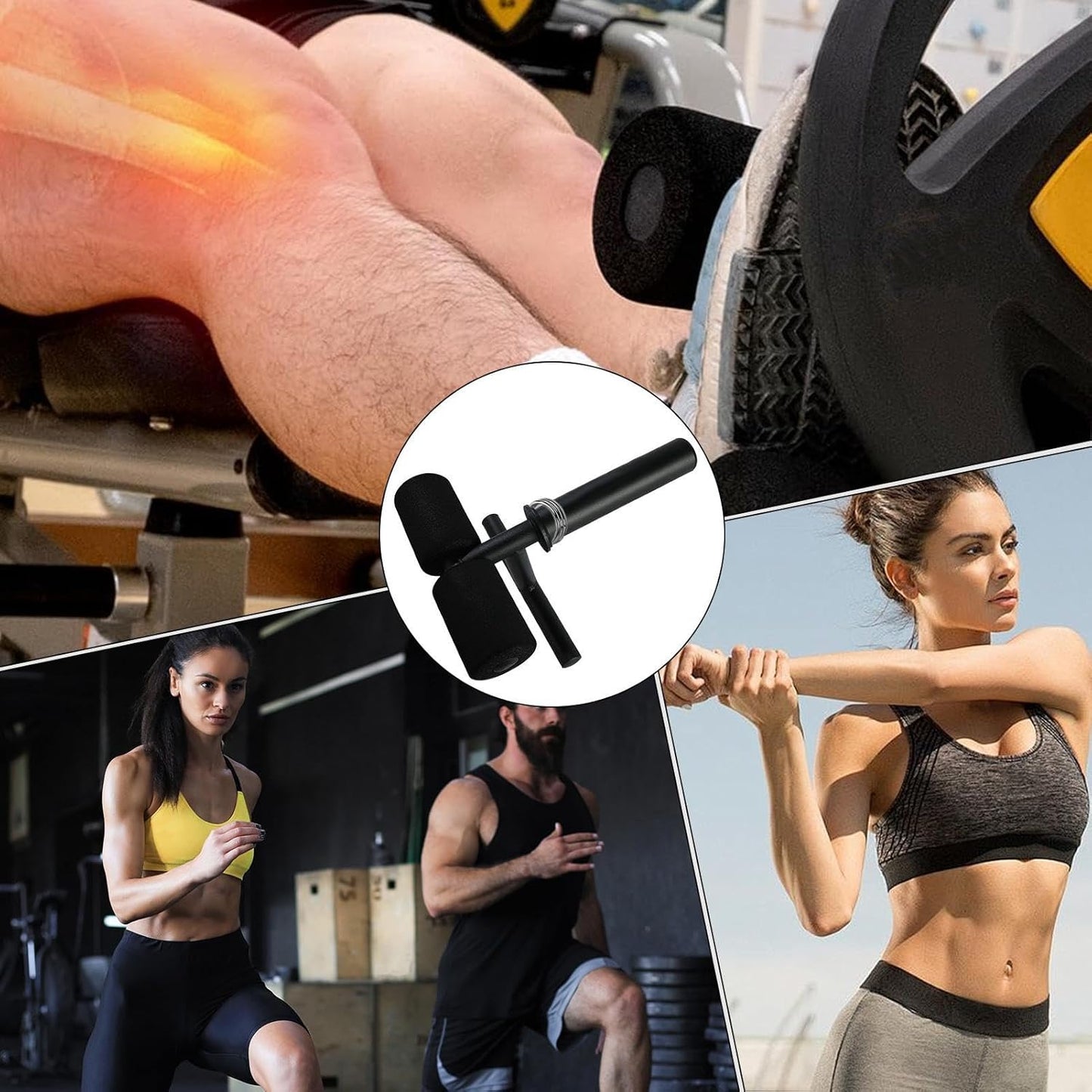 Tib Bar Trainer for Shin Exercises, Portable Anterior Tibialis Exercise Equipment for Calf Raises, Home Gym and Travel Fitness Machine, Strengthen Leg Muscles with Versatile Workout Gear