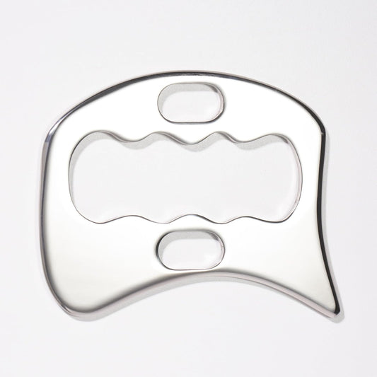 NCCYOOT Gua sha Tool Stainless Steel gua sha-Set 4pcs -iastm Tool Gussha Massage Tool Muscle Scraping Tool for Soft Tissue Therapy and Reduce Arms,Back, Legs, Shoulder Muscle Pain(XGshan)