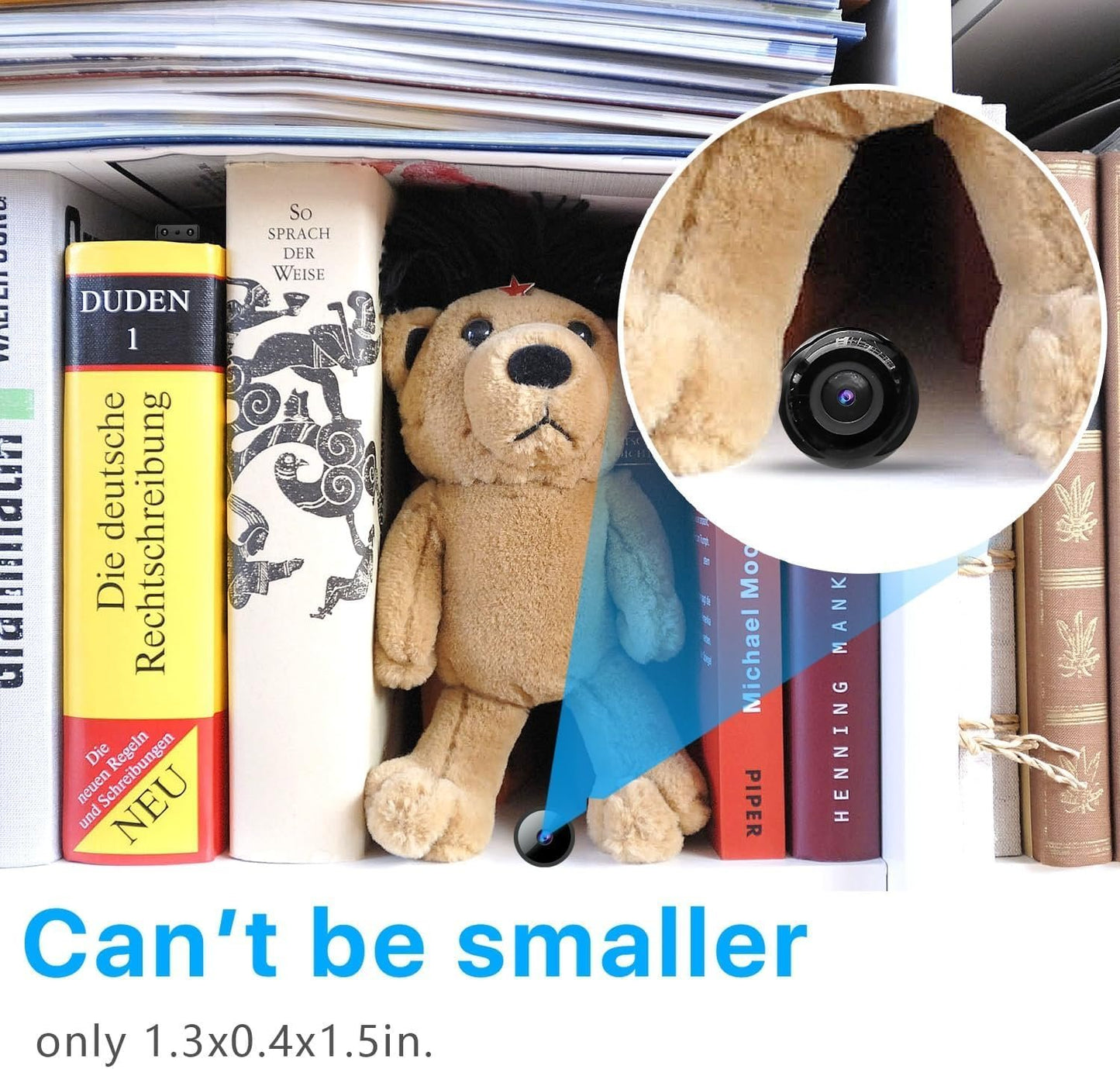 2023New Smallest Wireless WiFi Camera Night Vision,HD1080P Spy Camera,Smart Home Camera,Portable Baby Monitor Camera,Pet Camera with Night Vision,Motion Detection,Cloud Storage for Security with iOS Android APP