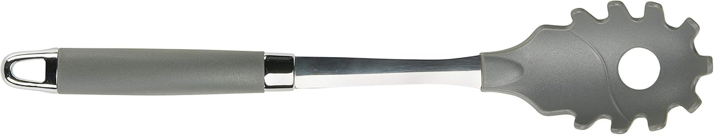 Anolon Gadgets Utensil Kitchen Pasta Cooking Tools Set, 3 Piece, Graphite Gray