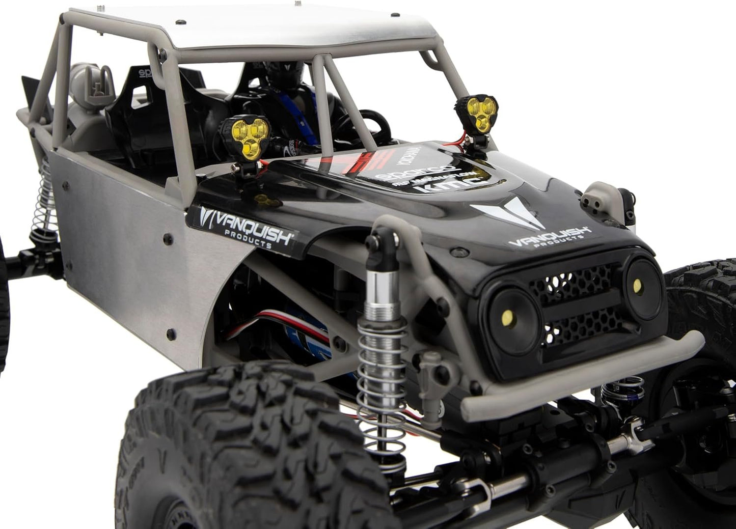 MEUS RACING RC Car LED Lights Spotlight Headlight Kit for Vanquish H10 Optic Sparco Yokohama RTR 1/10 RC Crawler Upgrades Parts