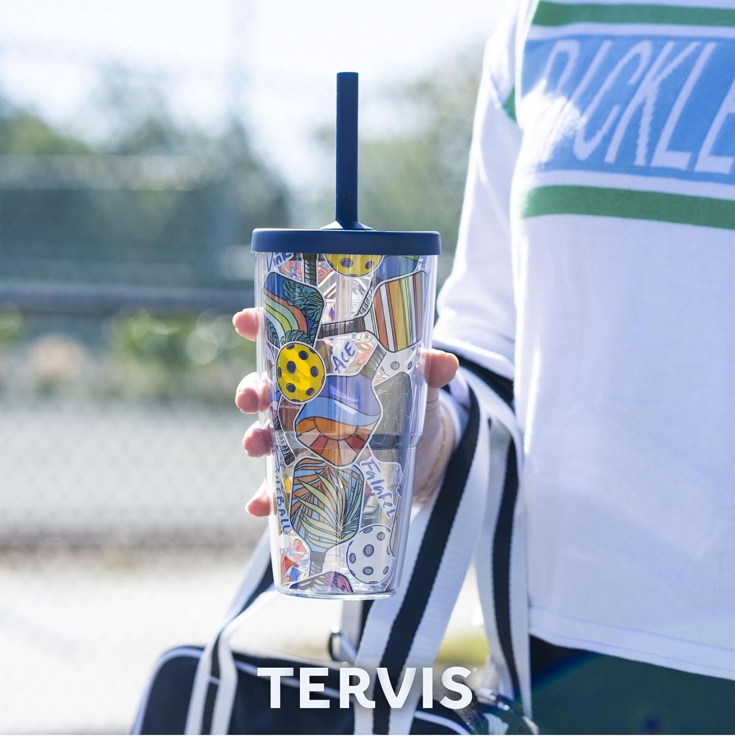 Tervis NHL Pittsburgh Penguins - Shatter Made in USA Double Walled Insulated Tumbler Travel Cup Keeps Drinks Cold & Hot, 24oz with Straw Lid, Classic