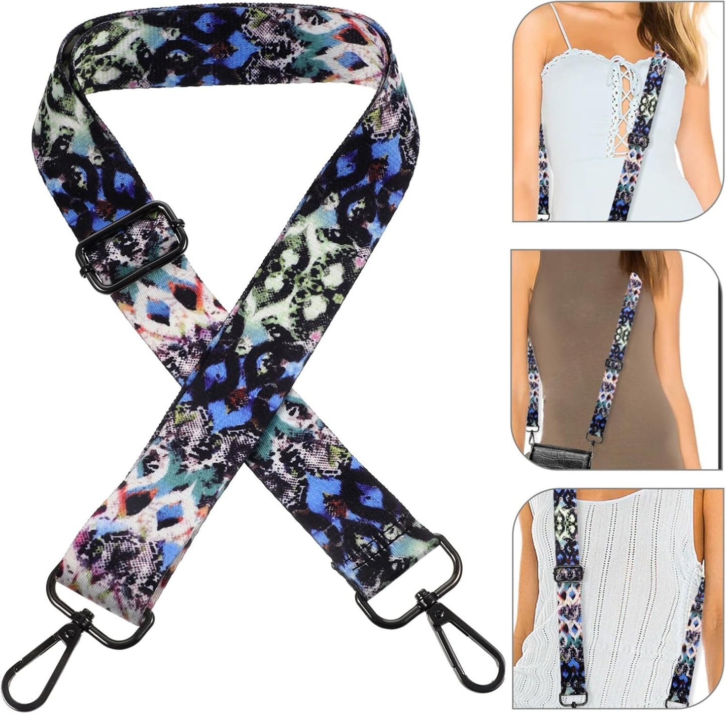 VICASKY Polyester Shoulder Crossbody Bag Strap Adjustable Purse Strap for Handbags