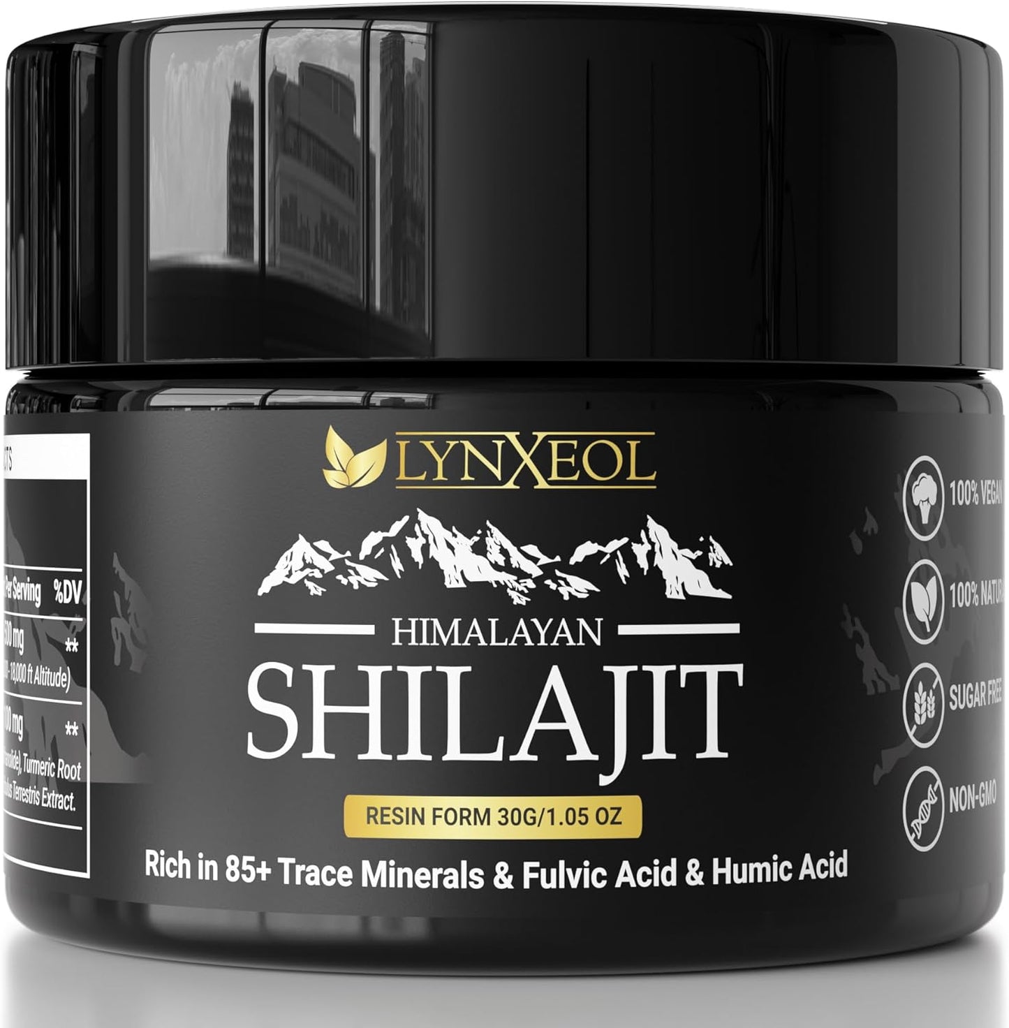 Himalayan Shilajit Resin 30g - Pure Organic Shilajit for Men & Women, Lab Tested, Rich in 85+ Trace Minerals - Fulvic & Humic Acid, Natural Energy & Muscle Support, Vitality & Wellness Supplement