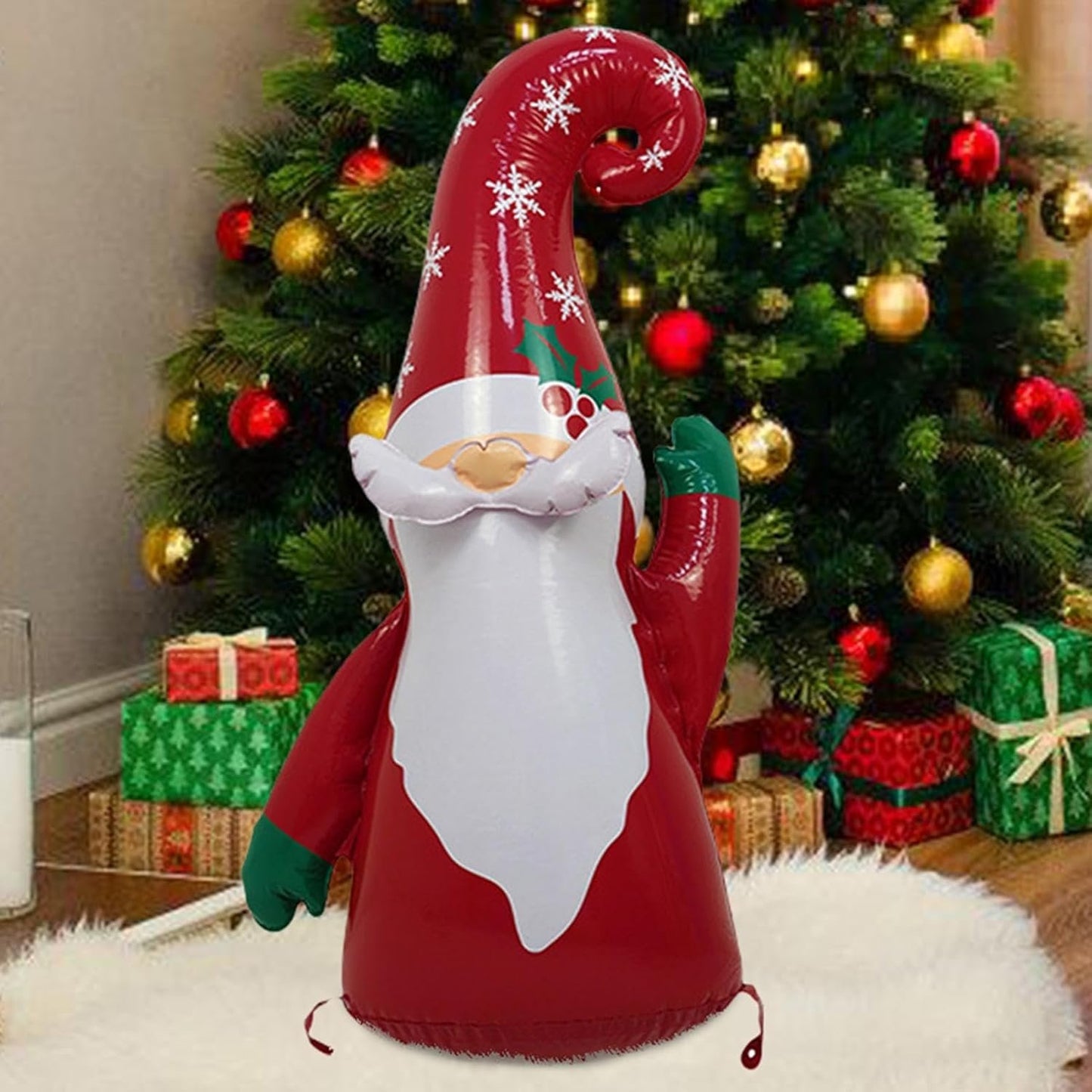 Christmas Inflatable Pan,Christmas Inflatable Decorations,Christmas Inflatable Nutcracker for Indoor Decoration,Christmas Inflatable Home Decorations for Christmas Holiday Holiday Party