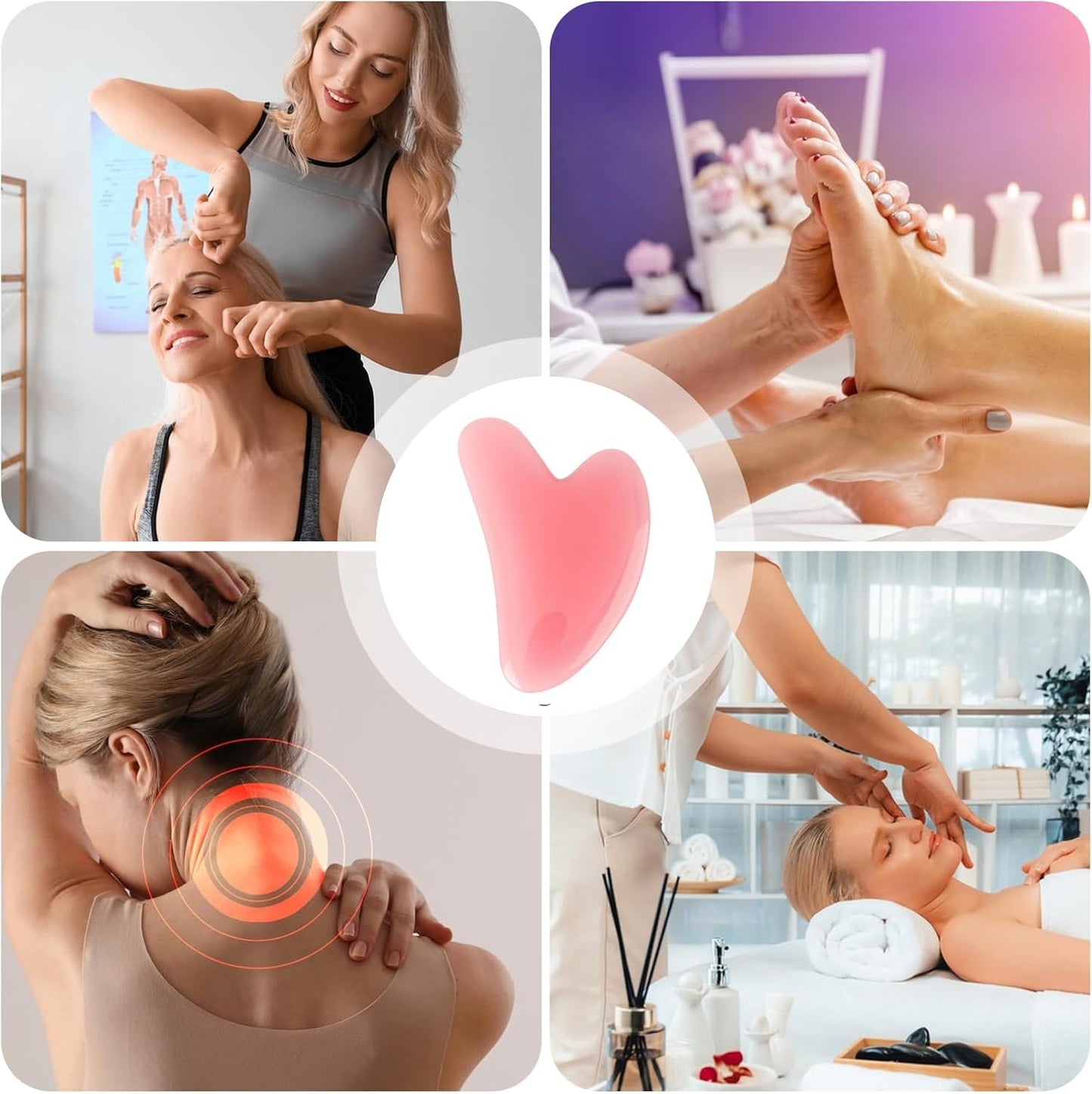 Massage Tools and Equipment, Deep Tissue Massage Tool | Resin Hand Muscle Scraper - Portable Body Tools for Back Legs