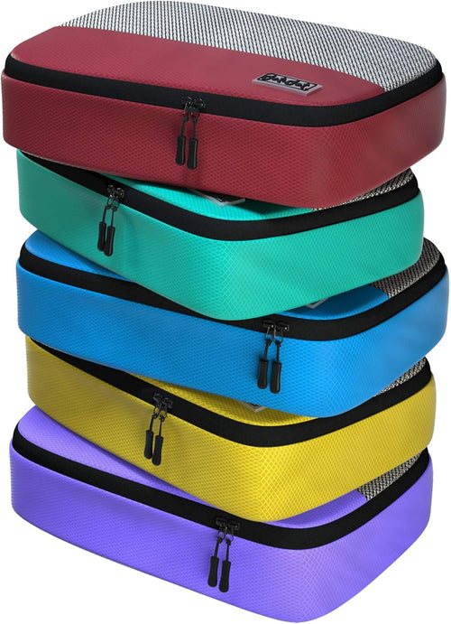 Dot&Dot Medium Packing Cubes for Travel - 4 Piece Luggage Accessories Organizers